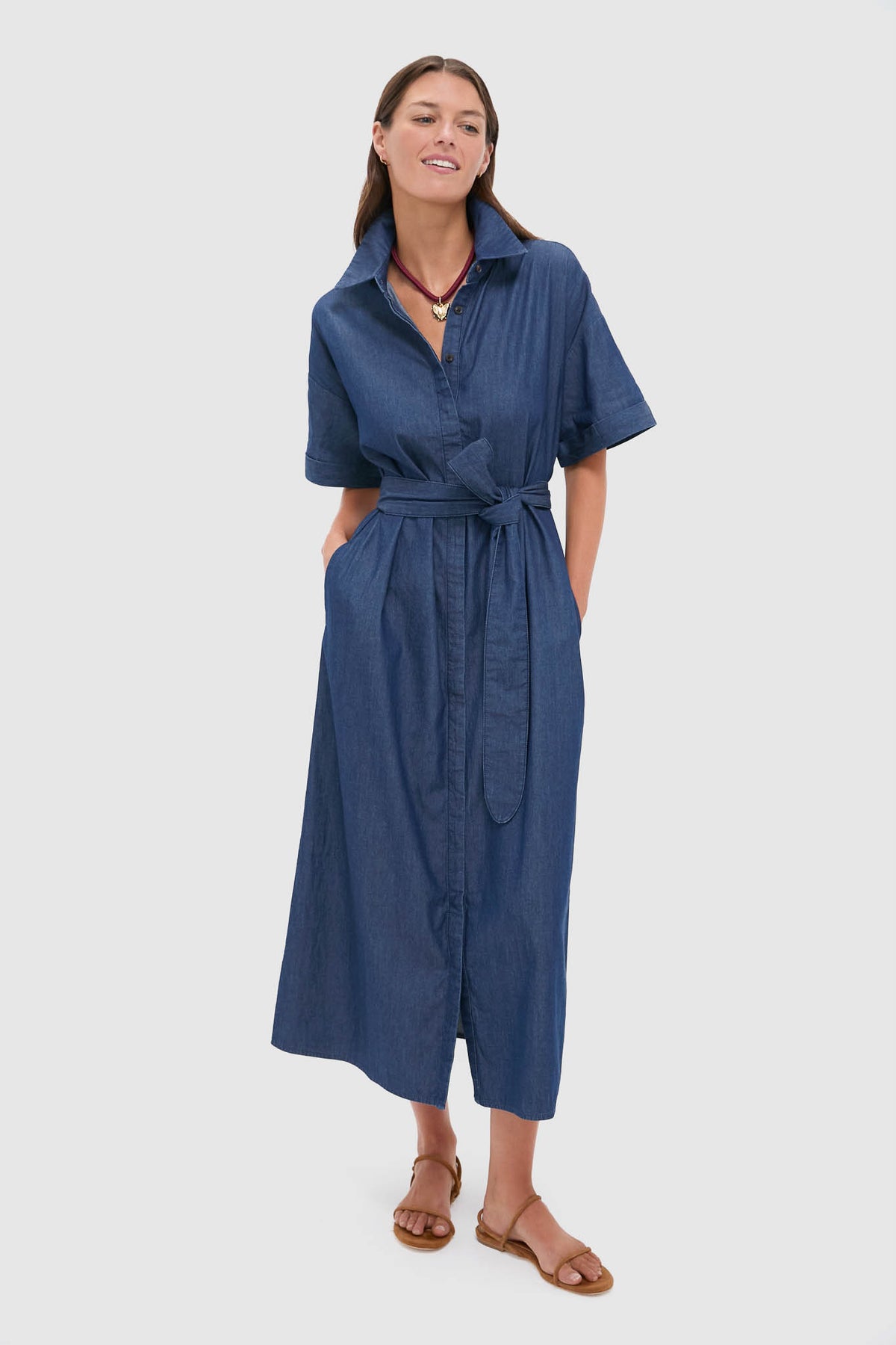 Pomander Place Dark Denim Zacara Dress Denim / XS