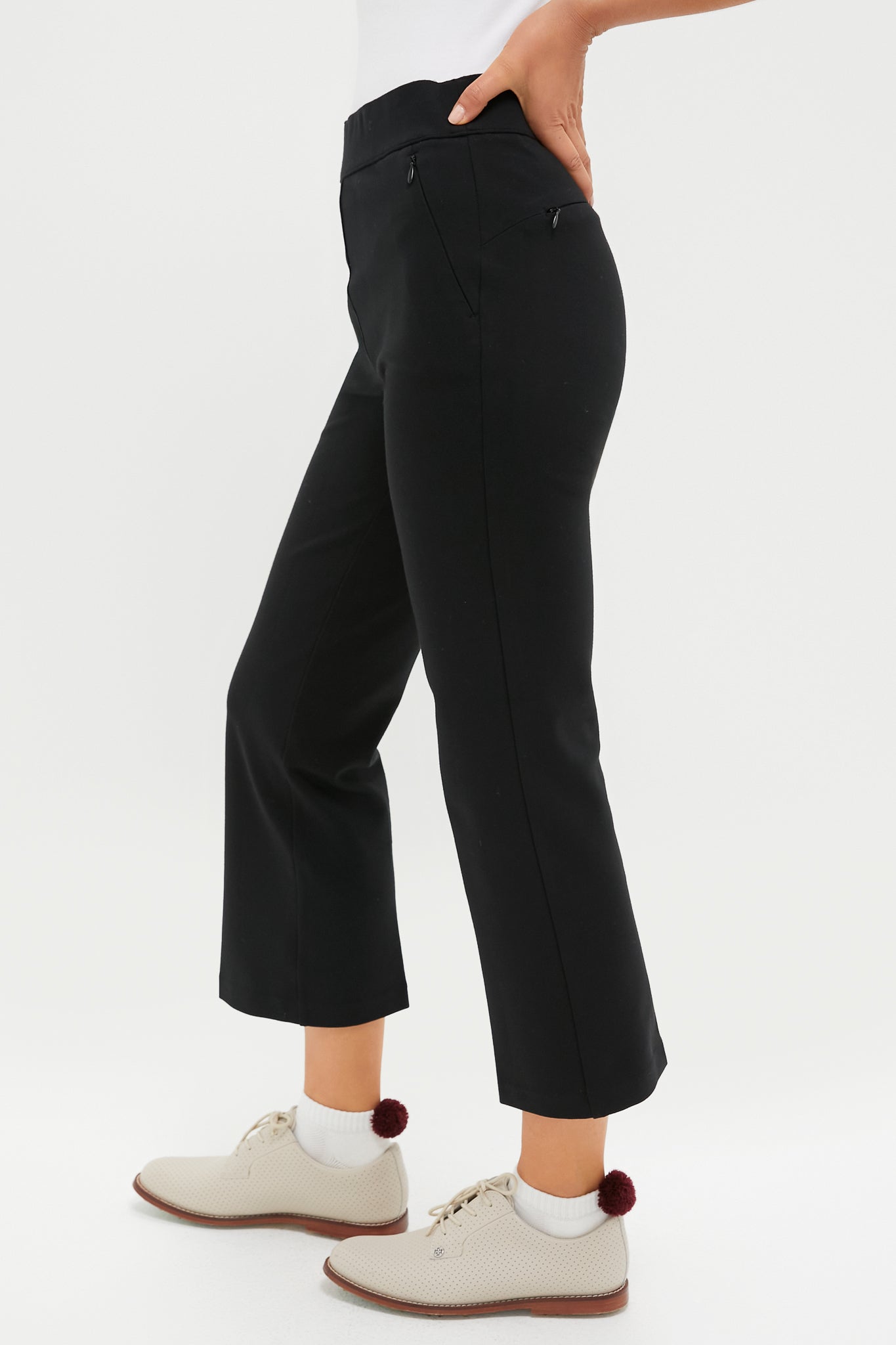 Petite Black Compression September Pant