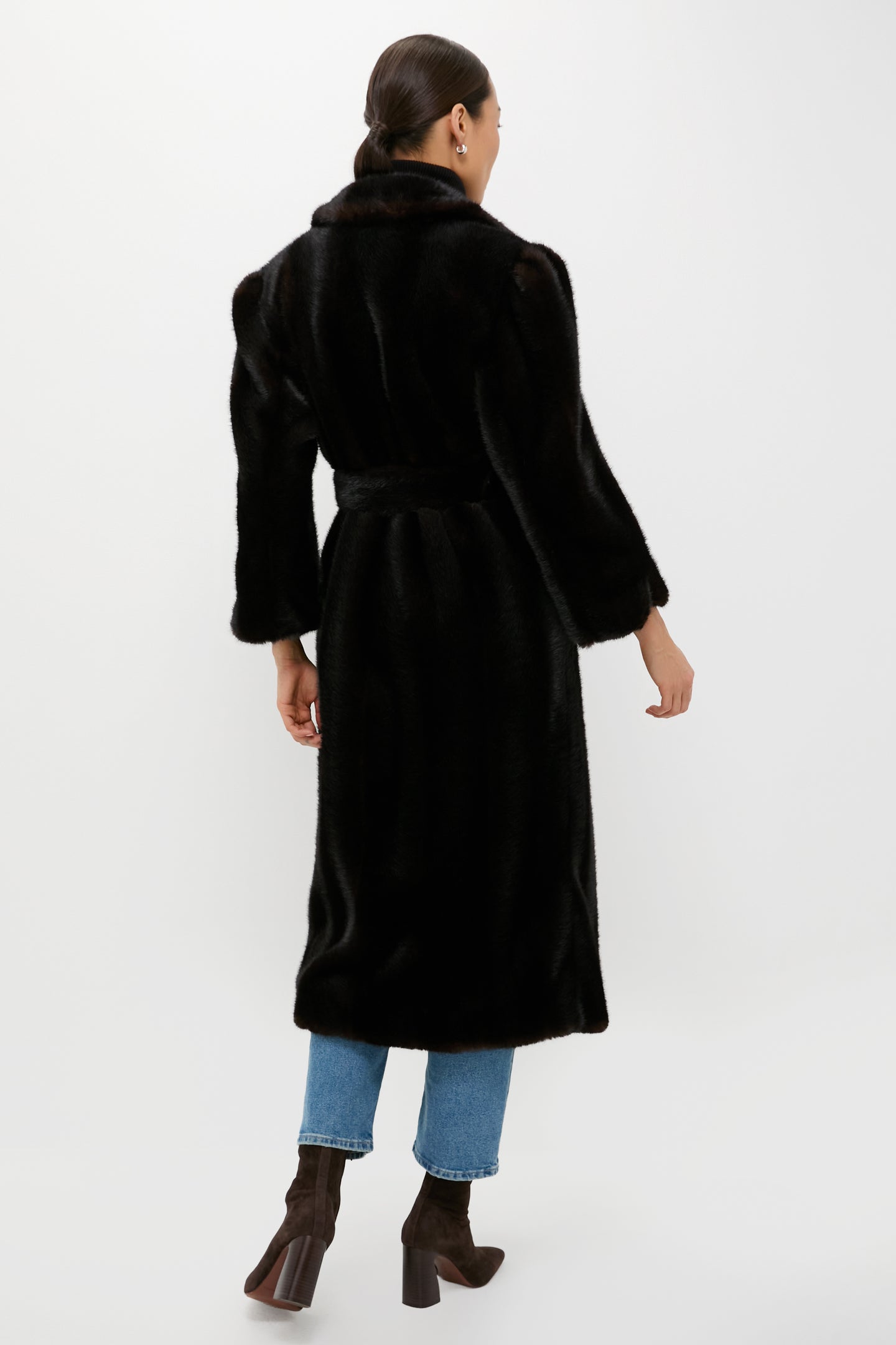 Brown Fur Carmella Coat