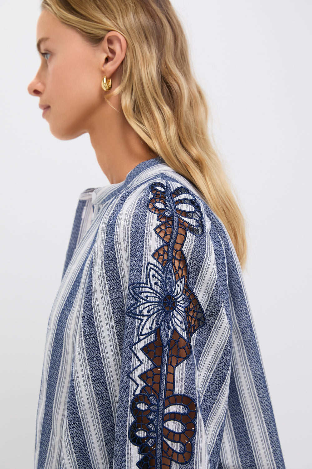 The Navy Stripe Samara Dress | The Shirt by Rochelle Behrens