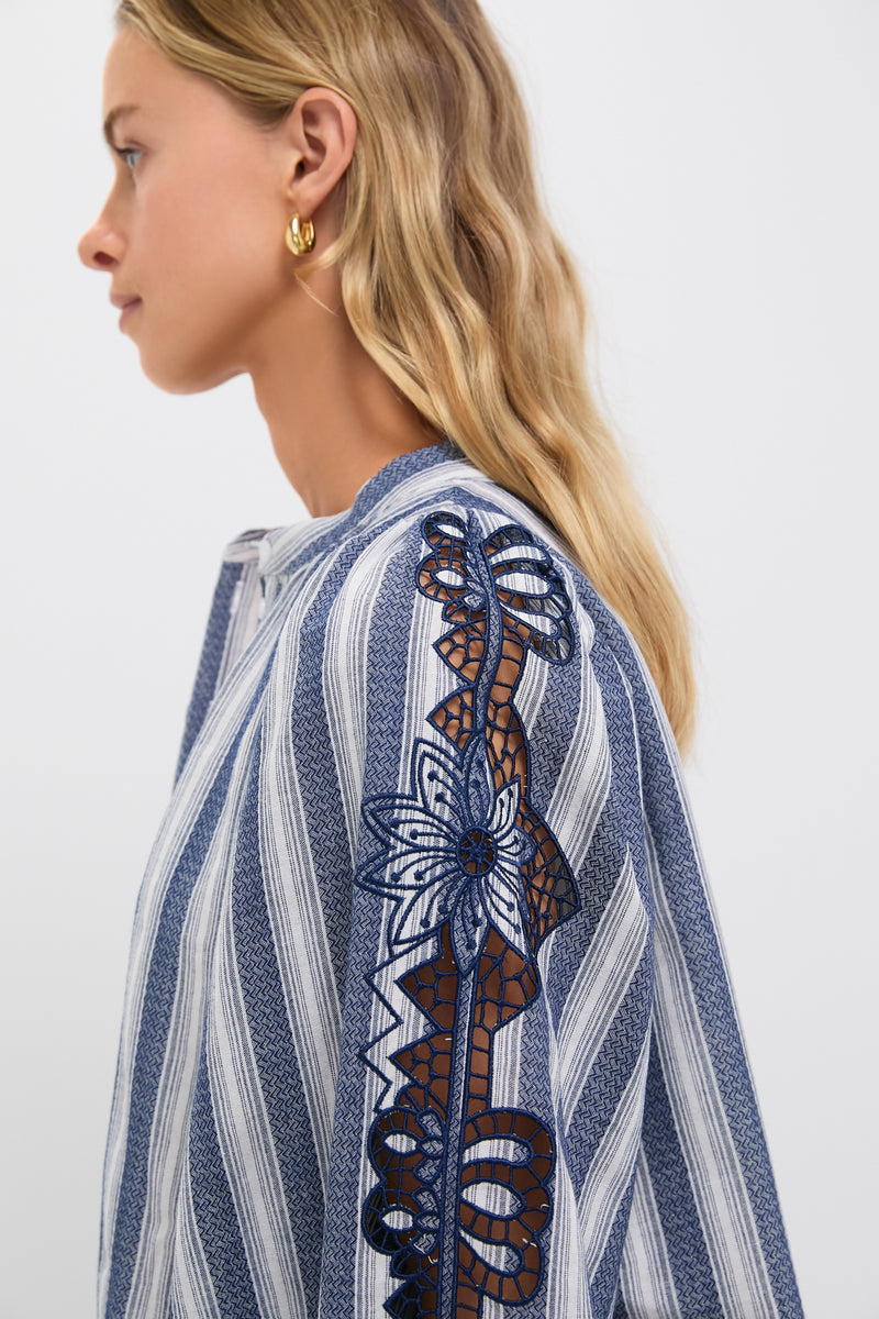 The Navy Stripe Samara Dress