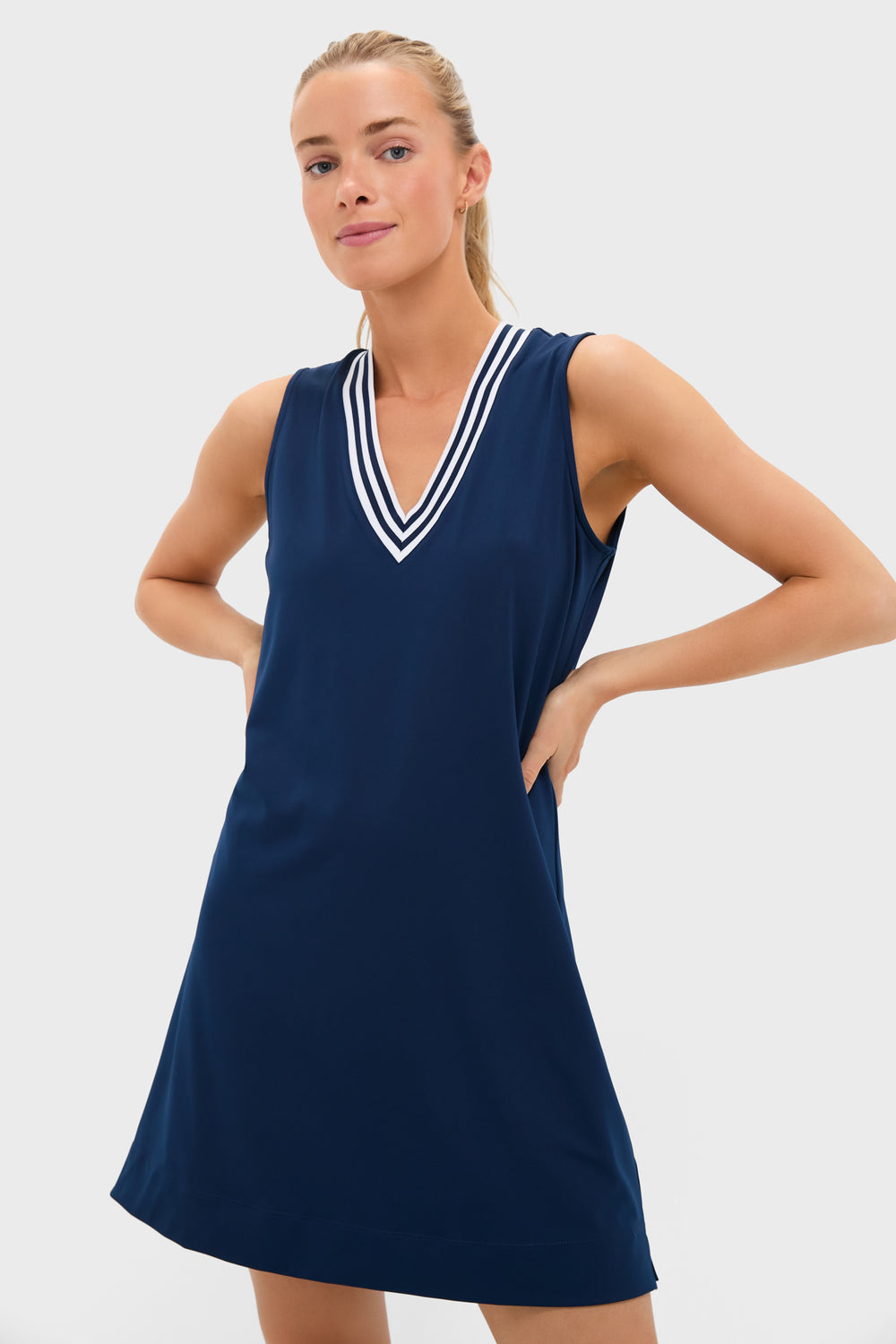 Navy Performance Jersey Suzanne Tennis Dress Tnuck Sport Navy / M Navy Performance Jersey Suzanne Tennis Dress Tnuck Sport Navy / M
