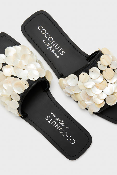 Black Waverly Sandals