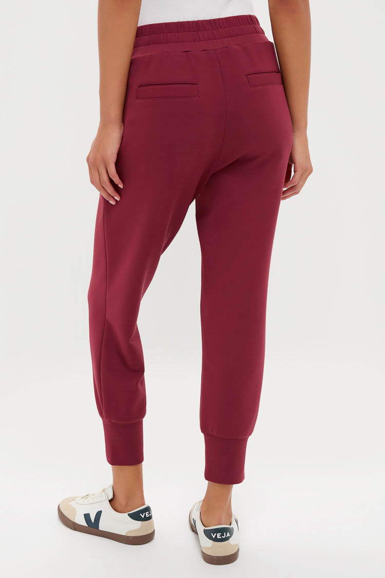 New Maroon The Slim Cuff Pant 25