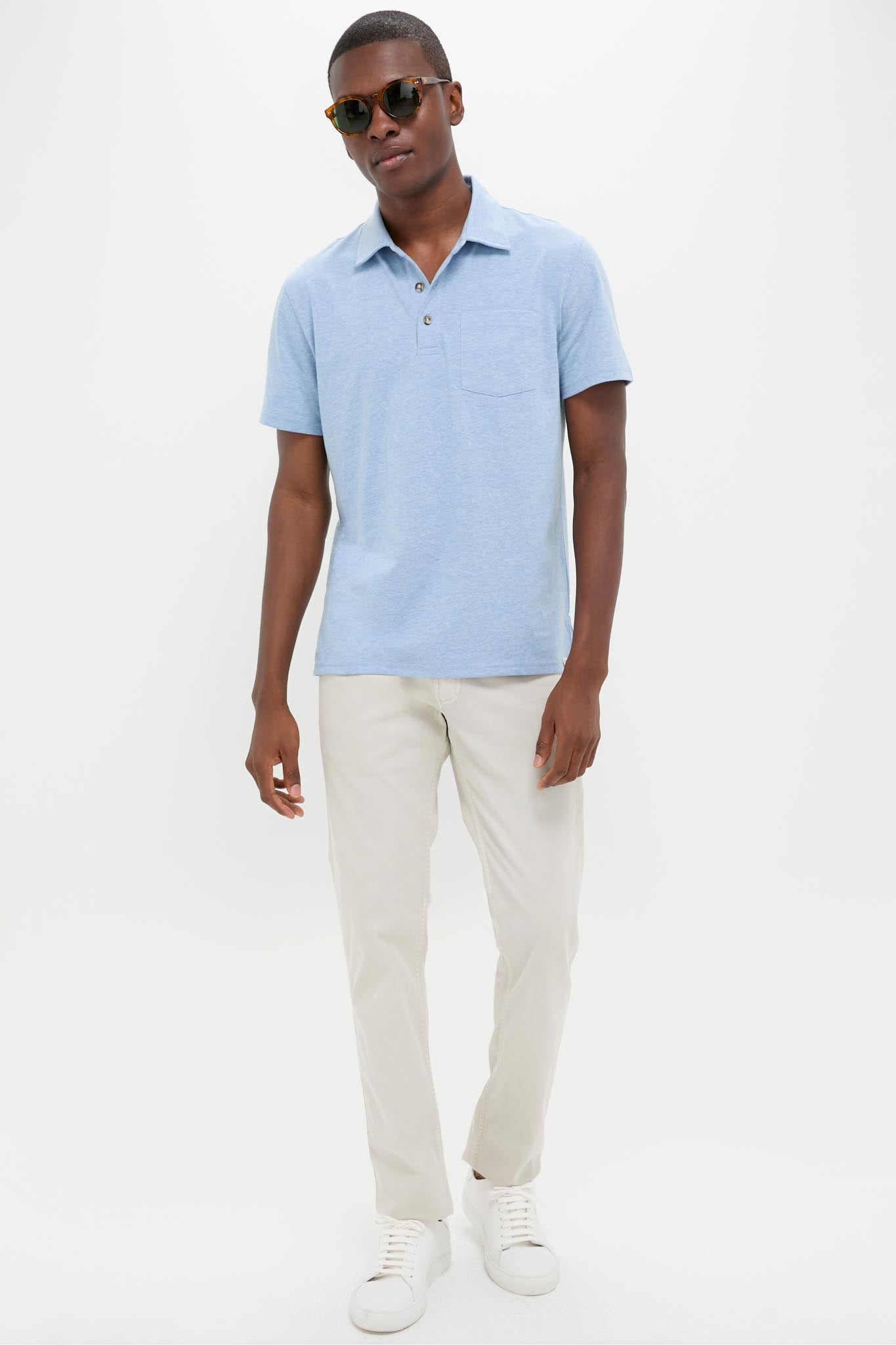 Light Blue Atlantic Polo