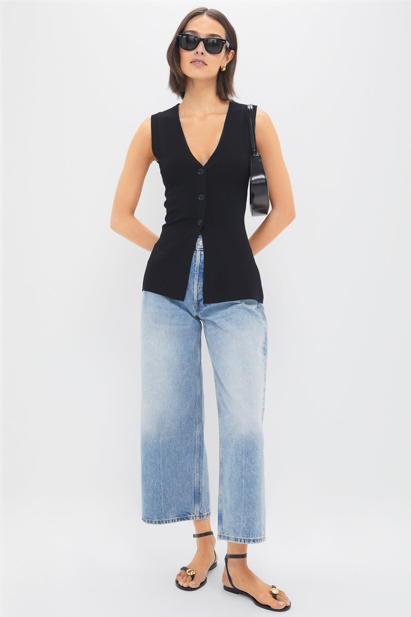 Black Marca Knit Top