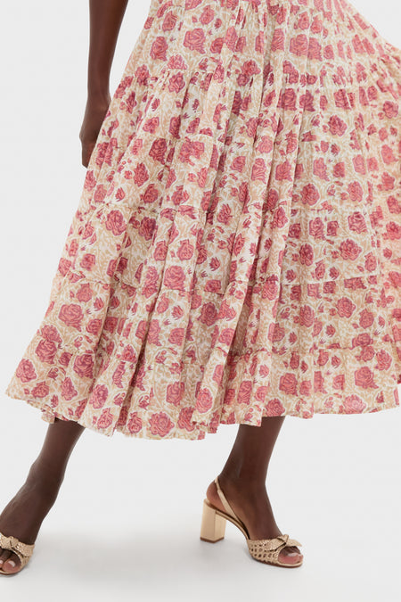 Small Rose Print Allie Dress