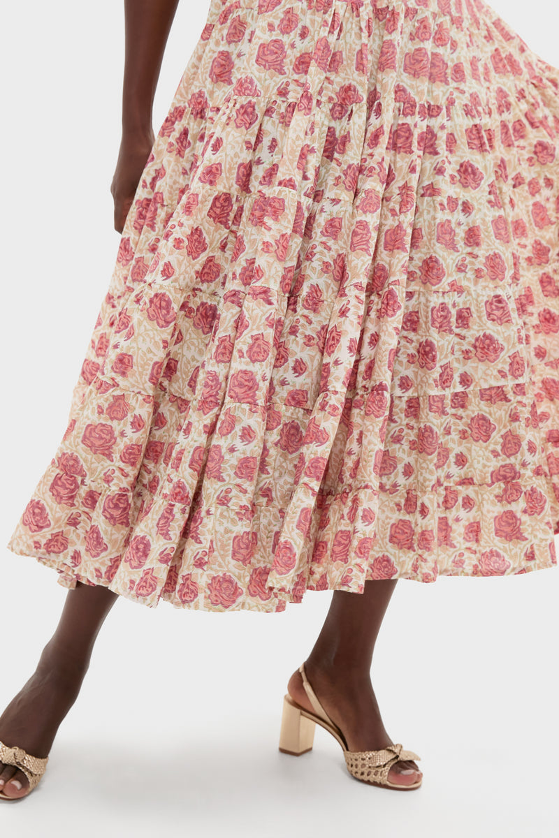 Small Rose Print Allie Dress