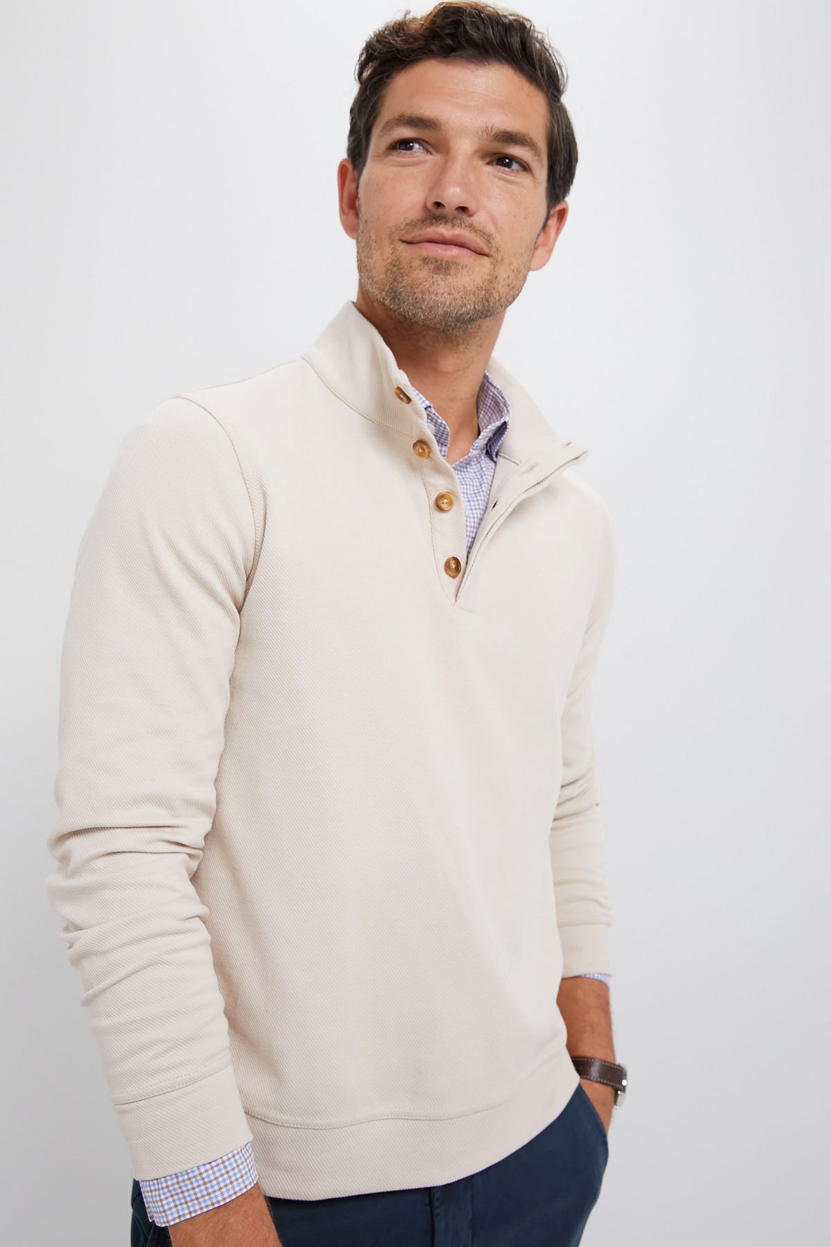 Khaki Cambridge Pullover
