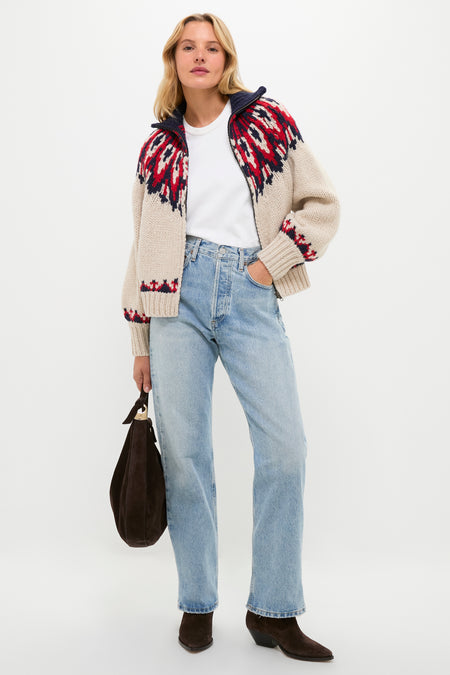 Glacier Fair Isle The Nordic Sweater