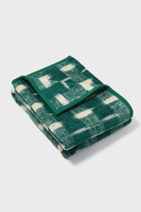 Exclusive Fern Brushed Ikat Blanket
