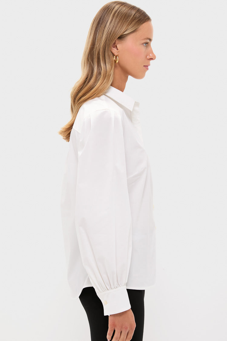 White Carolina Button Down