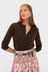 Chocolate Cashmere Riley Cardigan