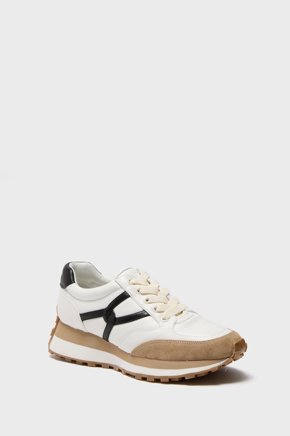 Coconut and Black Valentina Sneakers