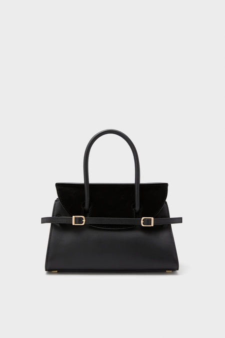Black River Small Suede Top Handle Bag