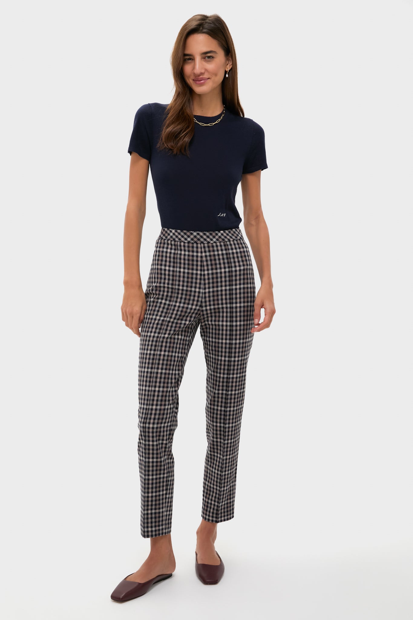 English Check Audrey Pants