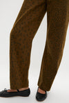 Sepia Cheetah Miro Long Relaxed Jean