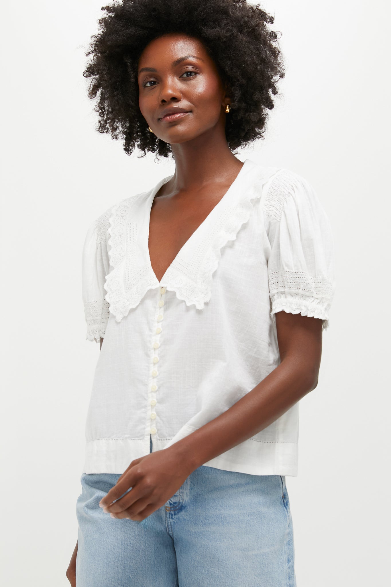 White The Manor Top