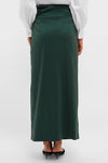 Forest Green Taffeta Angelise Tie Skirt
