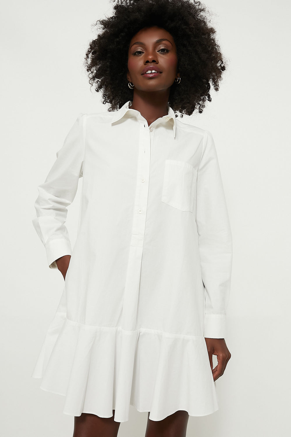 White Cotton Poplin Callahan Shirt Dress | Tuckernuck White Cotton Poplin Callahan Shirt Dress | Tuckernuck