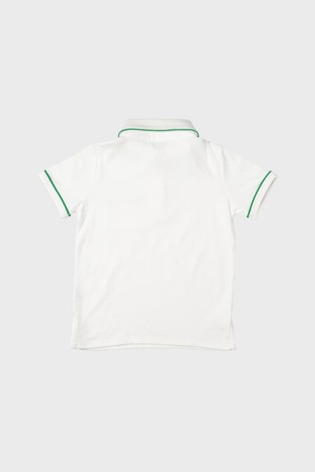 Exclusive Green Piping White Marco Polo