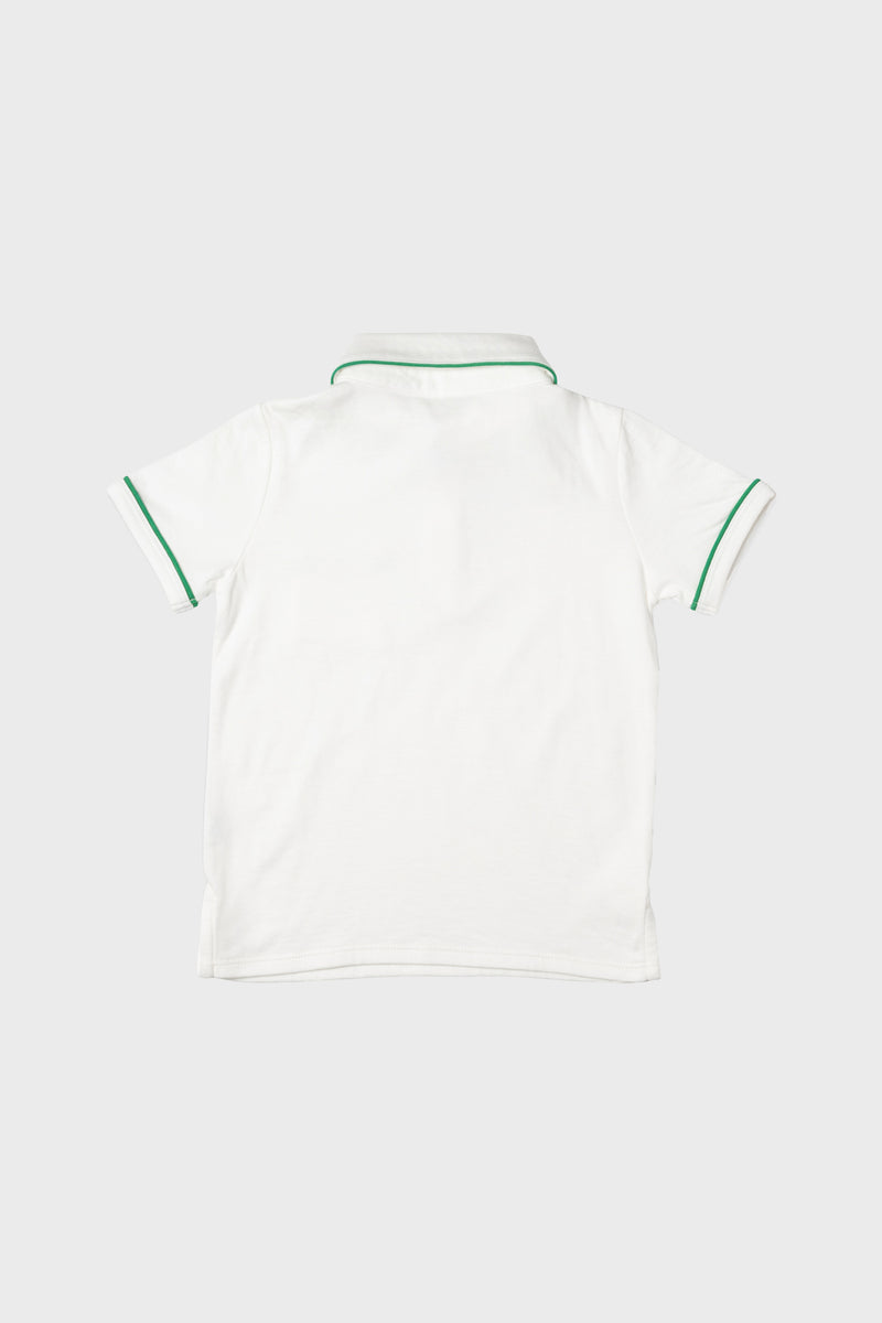 Exclusive Green Piping White Marco Polo