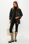 Black Luella Wax Jacket