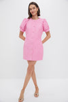 Pink Tweed Kit Mini Dress