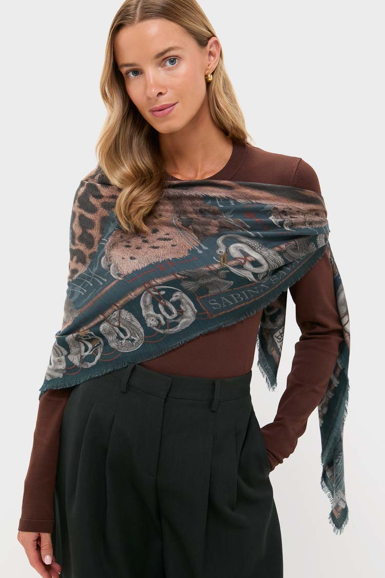 The Lunar Leopard Winter Large 135 cm Scarf