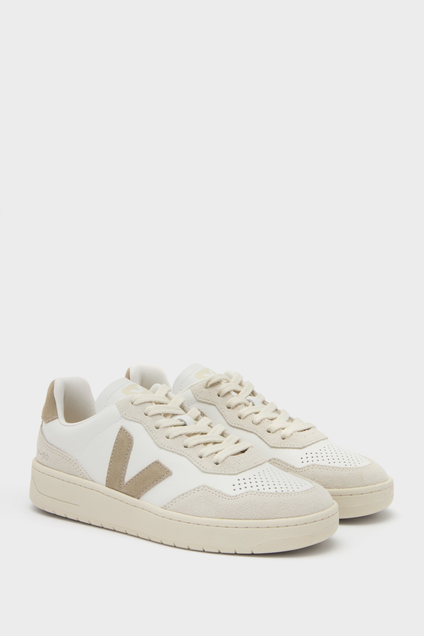 White Taupe V-90 Sneakers