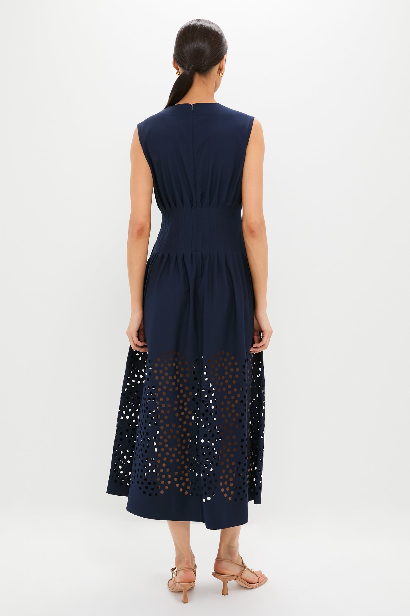 Navy Astrid Midi Dress