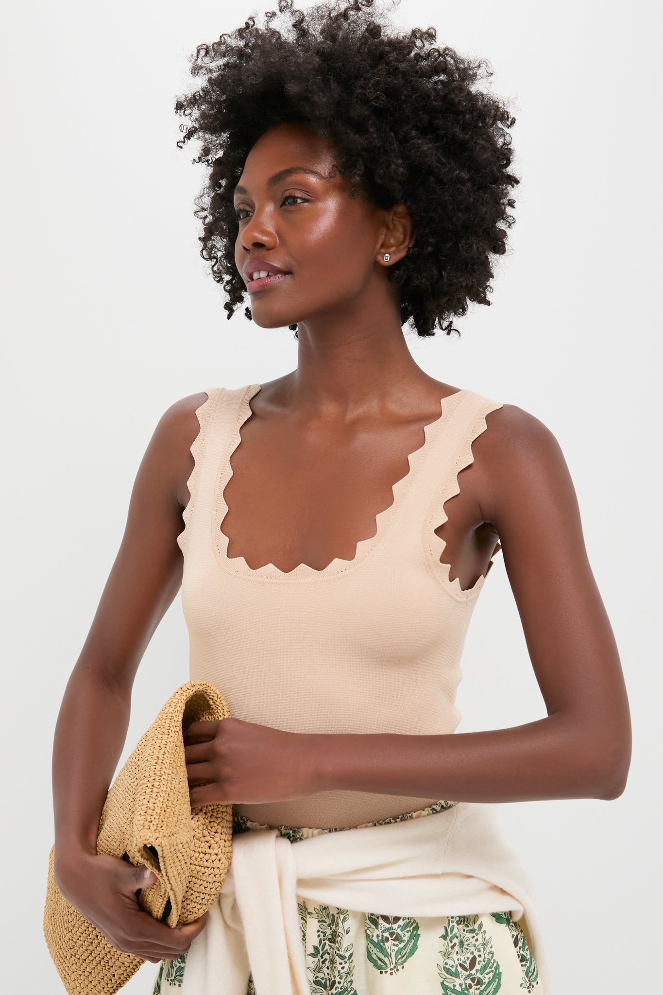 Bezel Sapphire Stud Earrings