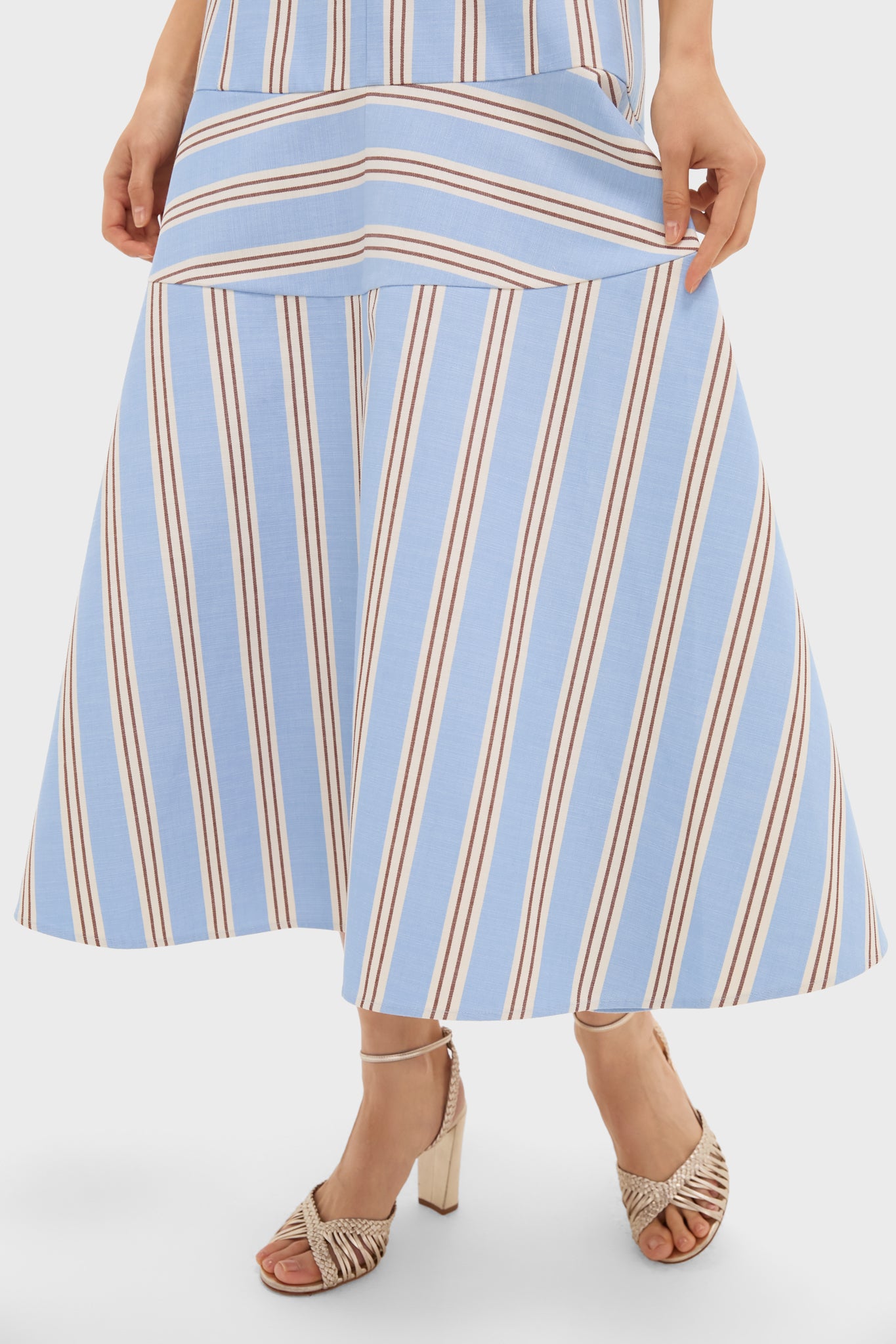 Havana Stripe Talette Dress