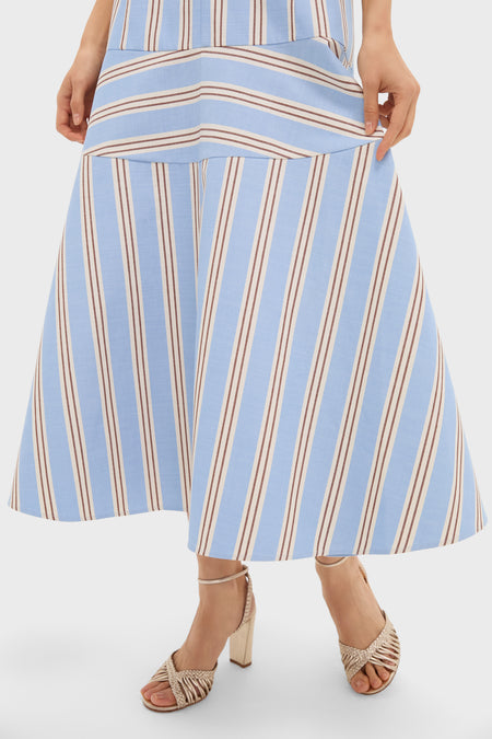 Havana Stripe Talette Dress