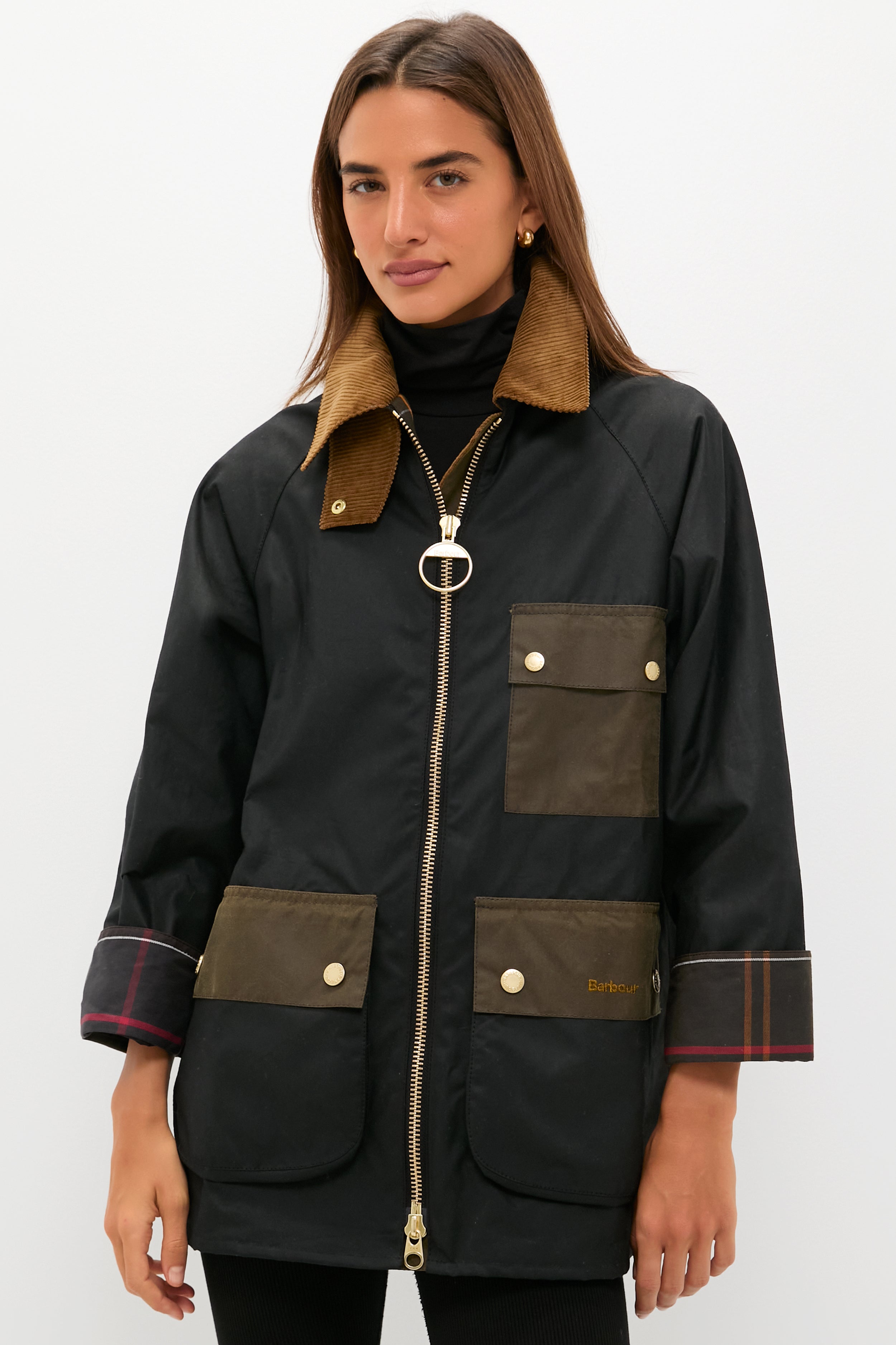 Black Luella Wax Jacket | Barbour