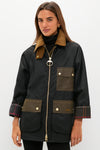 Black Luella Wax Jacket