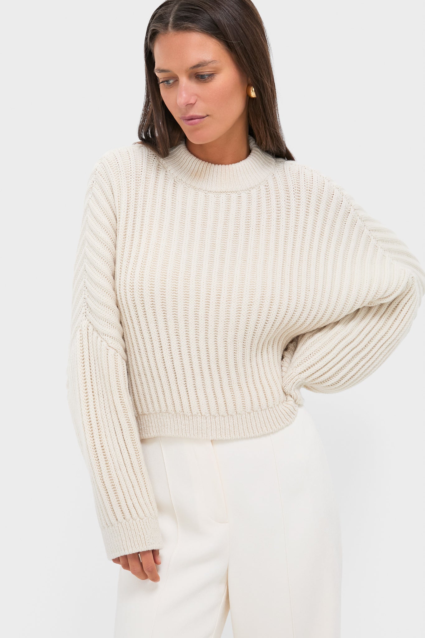 Ivory Bitsy Sweater | Altuzarra