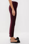 Merlot Velvet Ashford Pants