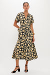 Tourmaline Nadya Short Sleeve Midi Dress
