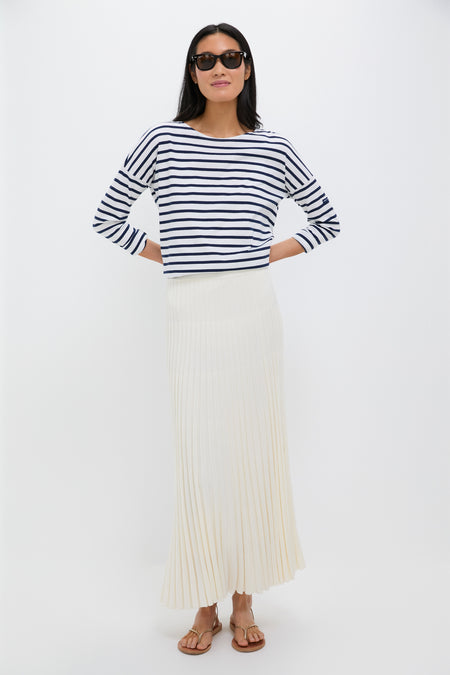 Ivory Knit Kenley Skirt