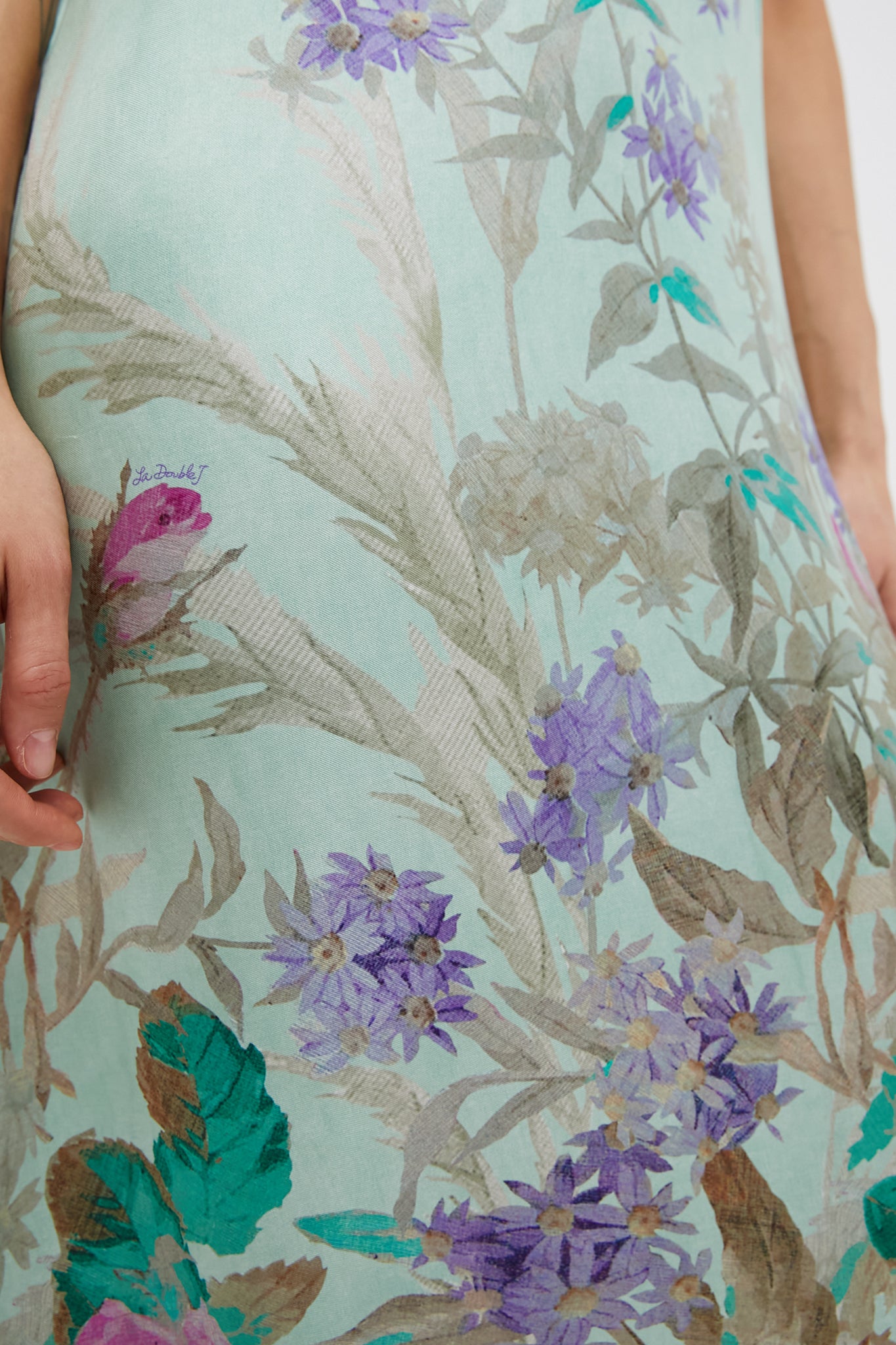 Heath Placee Swing Dress with Feathers