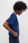 Le Sigh Navy Shrunken Boy Tee