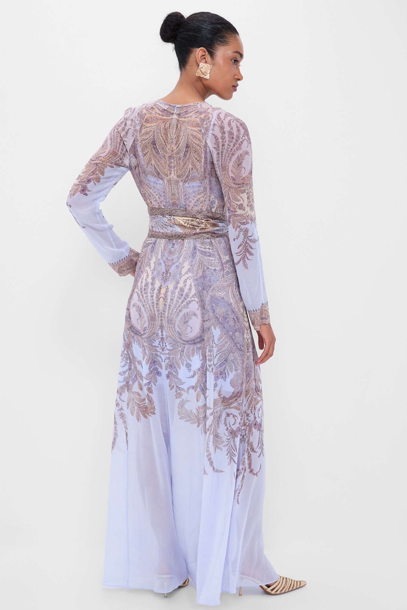 Lilac Paisley Hypnotic Sheath Dress | Zimmermann