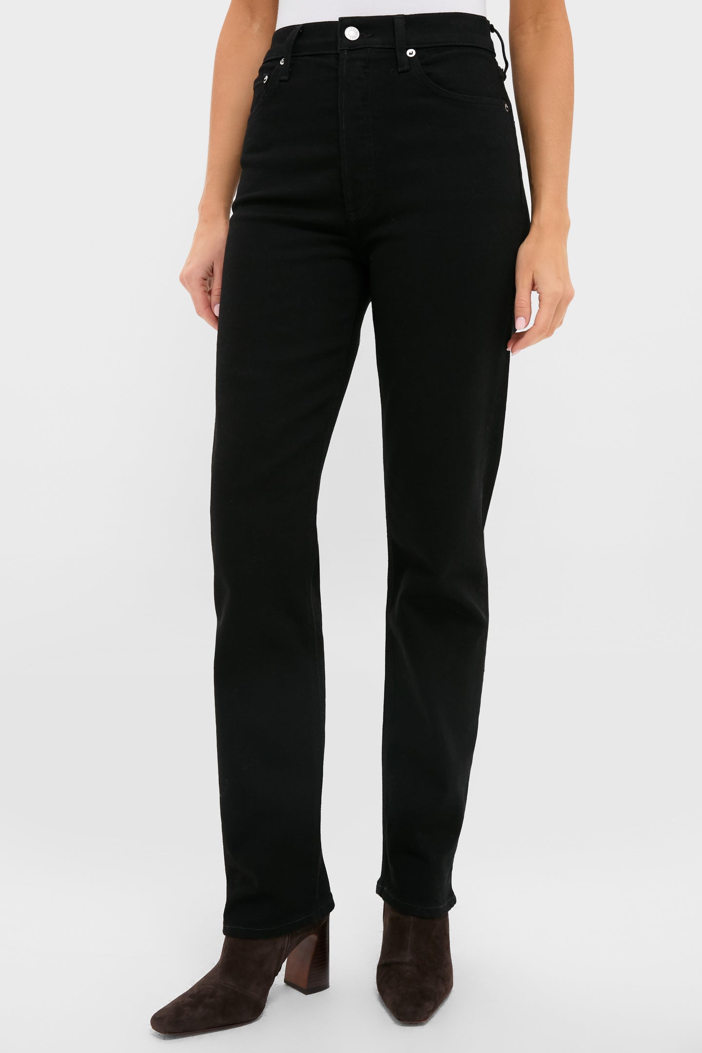 Cover High Rise Straight 90's Pinch Waist Long