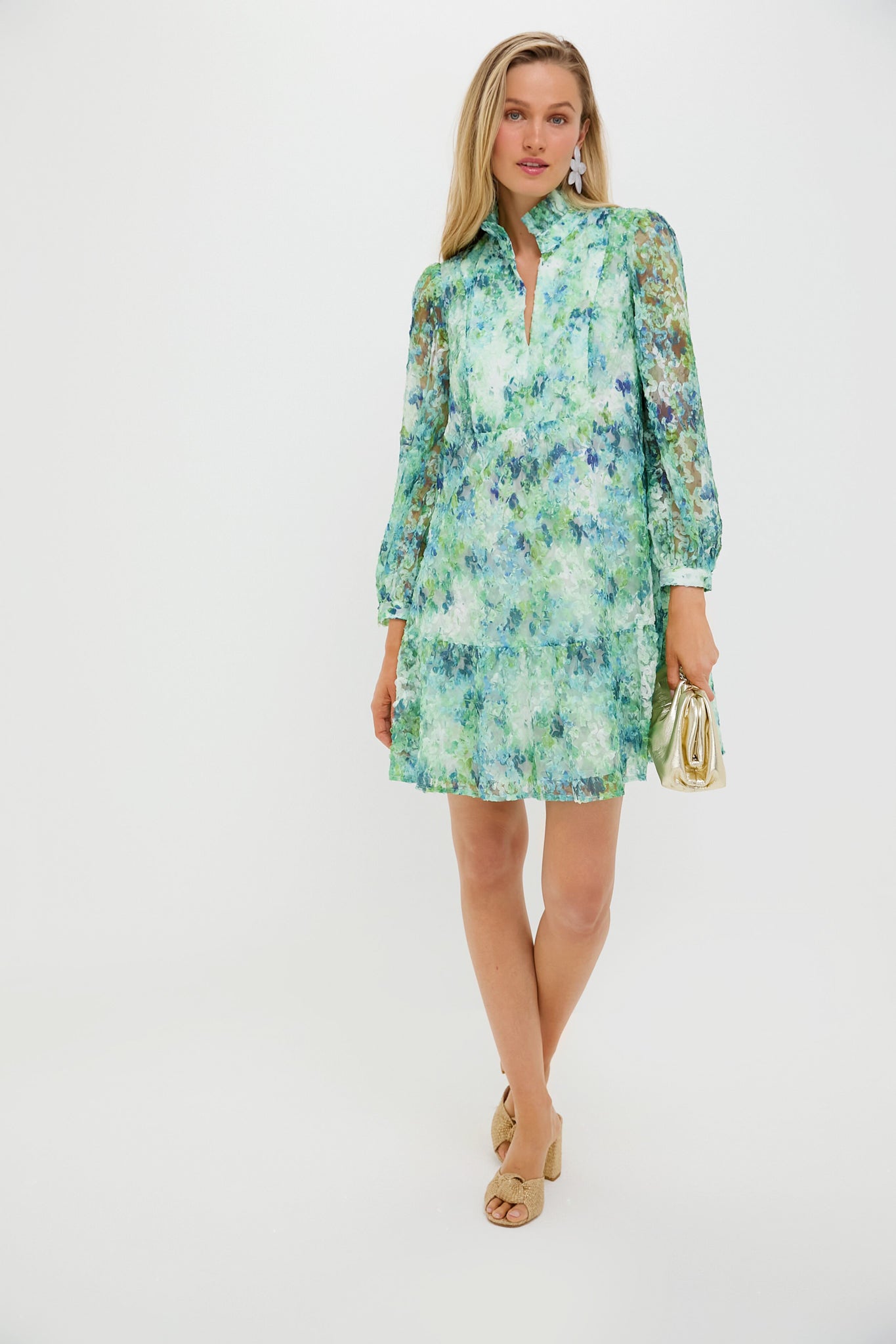 Water Lilies Organza Palmerston Dress