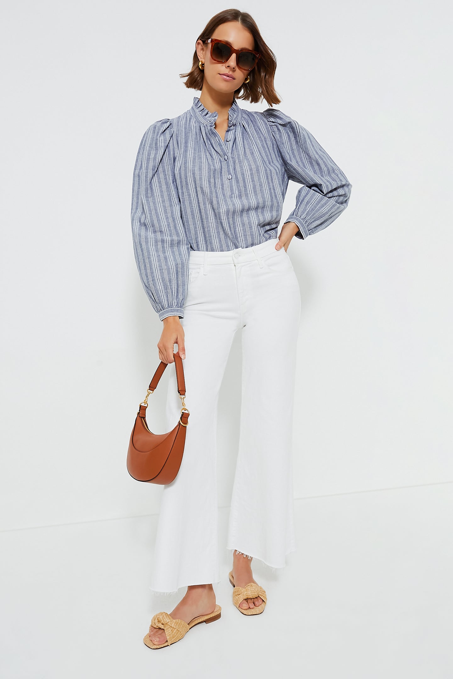 Denim Stripe Cosette Button Down