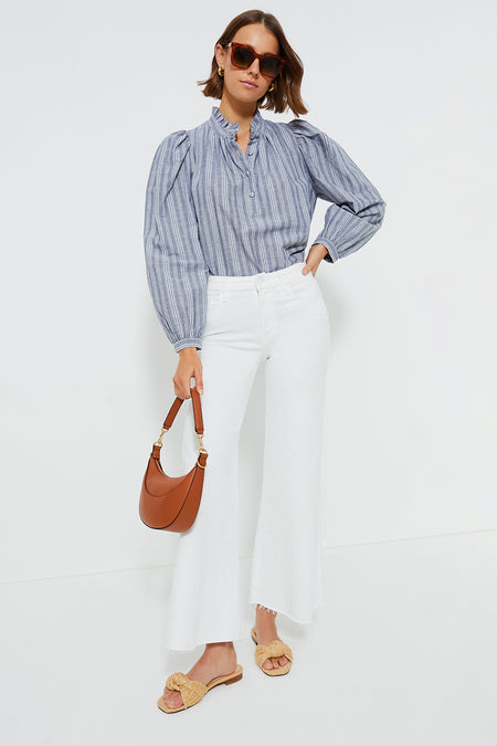 Denim Stripe Cosette Button Down