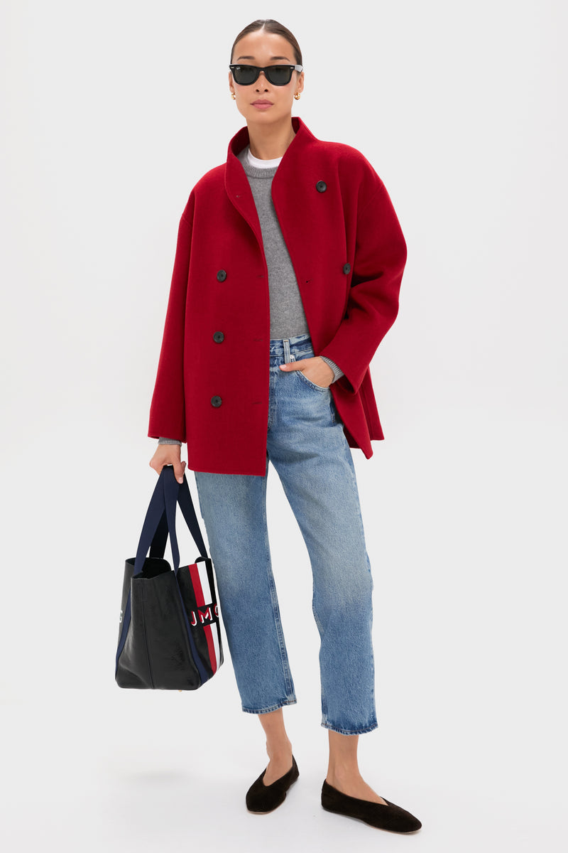 Red Sophia Coat
