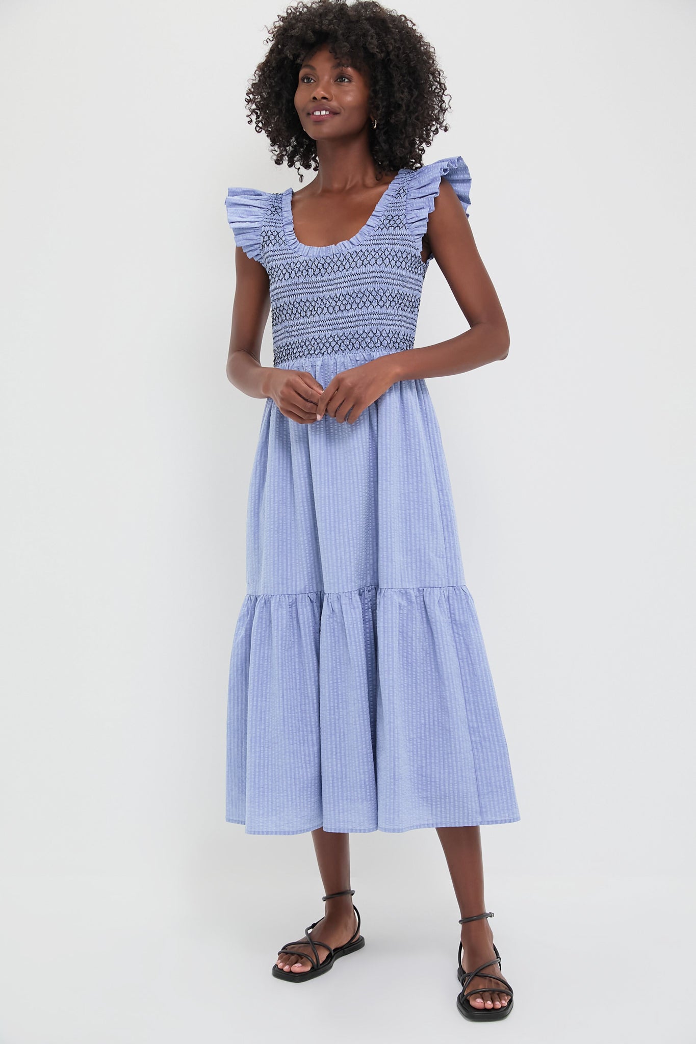 bondi blues cotton voile mallie dress Sale: Bondi Blues Cotton Voile Mallie Dress - STACIE FLINNER