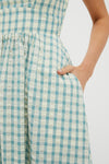 Blue Gingham Seersucker Amy Dress